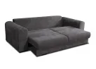 Stilinga ir labai patogi sofa - lova su daugybe minkštų pagalvėlių pilkos spalvos Rob Gol