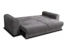 Stilinga ir labai patogi sofa - lova su daugybe minkštų pagalvėlių pilkos spalvos Rob Gol