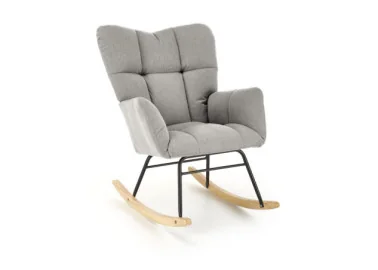 Šis supamas krėslas yra idealus pasirinkimas ieškantiems komforto ir stilingo interjero elemento.

Su pilka spalva ir šiuolaikišku dizainu, jis ne tik suteiks poilsio malonumą, bet ir taps ryškiu akcentu jūsų namuose.