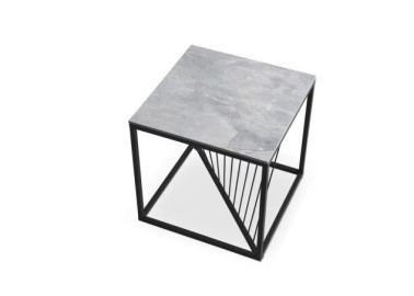 INFINITY 2 KWADRAT coffee table grey marble6