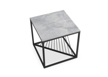 INFINITY 2 KWADRAT coffee table grey marble7