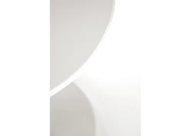 Tai modernus ir stilingas baltas apvalus staliukas, kurio išskirtinumas slypi elegantiškame centrinės kolonos dizaino dizaine.

Tvirtas ir patvarus, šis staliukas puikiai tinka kaip akcentas gyvenamajame kambaryje, miegamajame ar biure.