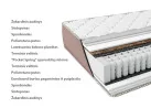 Dvipusis vidutiniškai kietas čiužinys su Pocket Spring spyruoklių sistema, 19 cm aukščio. Pagaminta Ukrainoje