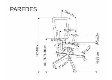 Biuro kėdė Halmar Paredes
