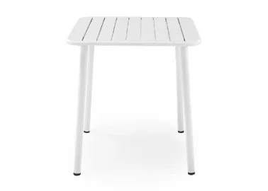 Bosco baltas kvadratinis stalas – minimalistinis ir stilingas sprendimas jūsų interjerui.