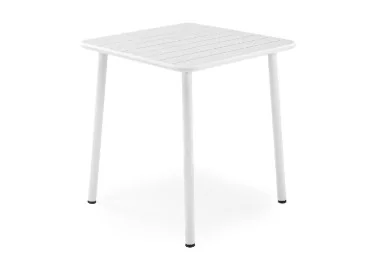 Bosco baltas kvadratinis stalas – minimalistinis ir stilingas sprendimas jūsų interjerui.
