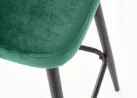 Stilinga ir moderni baro kėdė H96. Subtili žalia spalva, juodos metalinės kojelės ir minkšta sėdynė užtikrina patogumą bei eleganciją jūsų erdvėje.
