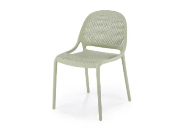 Minimalistinio stiliaus plastikinė mėtinės spalvos kėdė K532, puikiai papildys jūsų interjerą.