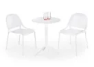 Minimalistinio stiliaus plastikinė balta kėdė K532, puikiai papildys jūsų interjerą.