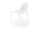 Minimalistinio stiliaus plastikinė balta kėdė K532, puikiai papildys jūsų interjerą.