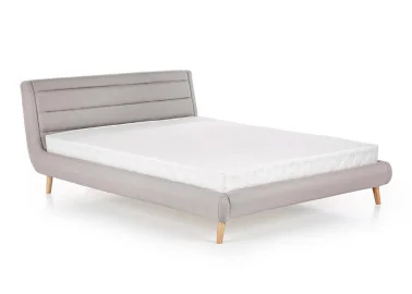 Šiuolaikinio dizaino pilkos spalvos lova Elanda, pasižyminti minimalistinėmis ir švariomis linijomis. Idealus pasirinkimas norintiems suteikti savo miegamajam modernų ir elegantišką įvaizdį. Lova skirta 160x200 čiužiniui.