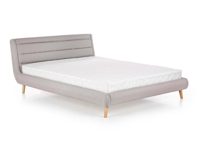 Šiuolaikinio dizaino pilkos spalvos lova Elanda, pasižyminti minimalistinėmis ir švariomis linijomis. Idealus pasirinkimas norintiems suteikti savo miegamajam modernų ir elegantišką įvaizdį. Lova skirta 160x200 čiužiniui.