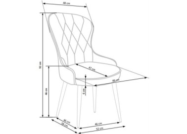 K366 chair color grey5