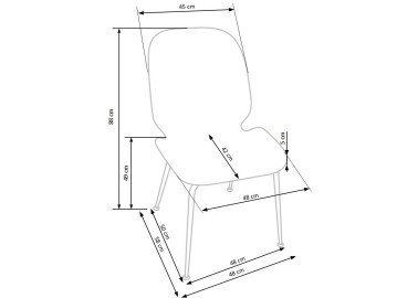 K381 chair color grey3