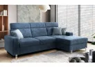 Modernaus dizaino minkštas kampas PMW-BRO-N2FP su plačia miego funkcija, aukštomis kojelėmis, reguliuojamais galvos atramomis.