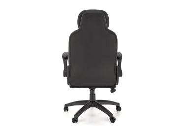 Pilkos ir juodos spalvos derinio ergonomiška biuro kėdė Valerio. Kėdė su TILT mechanizmu, su reguliuojamais porankiais ir plastikiniais ratukais, apsiūta eko odos ir gobeleno deriniu.