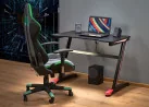 Kompiuterio stalas B40 – idealus pasirinkimas žaidėjams. Juodos ir raudonos spalvų derinys suteikia sportišką išvaizdą, o erdvus stalviršis ir ergonomiškas dizainas užtikrina komfortą ilgų žaidimų metu. Tvirta metalinių kojų konstrukcija garantuoja stabilumą ir patvarumą.