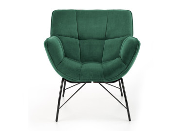 Belton fotelis – elegantiškas ir komfortabilus pasirinkimas, su tamsiai žalia spalva ir ergonomišku dizainu, užtikrinantis patogų poilsį. Puikiai tinka tiek moderniems, tiek tradiciniams interjerams.
