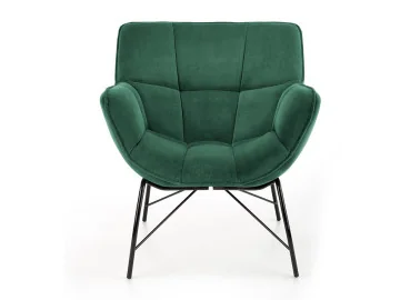 Belton fotelis – elegantiškas ir komfortabilus pasirinkimas, su tamsiai žalia spalva ir ergonomišku dizainu, užtikrinantis patogų poilsį. Puikiai tinka tiek moderniems, tiek tradiciniams interjerams.