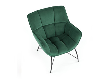 Belton fotelis – elegantiškas ir komfortabilus pasirinkimas, su tamsiai žalia spalva ir ergonomišku dizainu, užtikrinantis patogų poilsį. Puikiai tinka tiek moderniems, tiek tradiciniams interjerams.