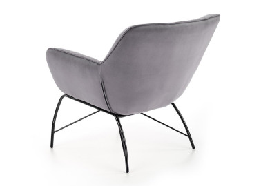 Belton fotelis – elegantiškas ir komfortabilus pasirinkimas, su pilkos spalvos veliūriniu audiniu ir ergonomišku dizainu, užtikrinantis patogų poilsį. Puikiai tinka tiek moderniems, tiek tradiciniams interjerams.