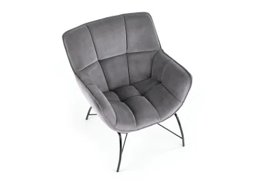 Belton fotelis – elegantiškas ir komfortabilus pasirinkimas, su pilkos spalvos veliūriniu audiniu ir ergonomišku dizainu, užtikrinantis patogų poilsį. Puikiai tinka tiek moderniems, tiek tradiciniams interjerams.