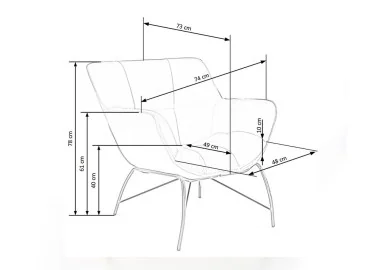 Belton fotelis – elegantiškas ir komfortabilus pasirinkimas, su pilkos spalvos veliūriniu audiniu ir ergonomišku dizainu, užtikrinantis patogų poilsį. Puikiai tinka tiek moderniems, tiek tradiciniams interjerams.