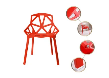 Kėdė SHAPED-RED