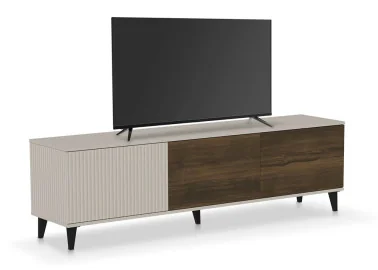 TV staliukas Random 2 RTV-2 – tai modernus, talpus ir elegantiškas TV staliukas, kurio išskirtinis dizainas puikiai papildo įvairius interjero stilius. Kokybiškos medžiagos ir apgalvota konstrukcija užtikrina baldo patogumą ir ilgaamžiškumą.
