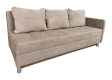Sofa - ELE-BEN 89 – stilingas ir funkcionalus baldas su išskleidžiama miego funkcija. Smėlio spalvos modelis su trimis dvipusėmis pagalvėmis. Idealus svetainei, miegamajam ar kitoms erdvėms. Kampo pusė universali!