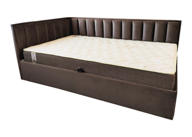 Viengulė lova ETNA-120 – stilingas, patogus ir funkcionalus baldas, tiesiog sukurtas kokybiškam poilsiui. Tokia lova puikiai tiks paauglio miegamajame arba vienam miegančiam žmogui - 120x200 cm miegamoji erdvė suteiks pakankamai vietos geram miegui.