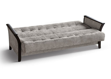 Baldų komplektas MAR-ROK  – elegantiško dizaino svetainės baldų komplektas su miegamąja funkcija ir patalynės dėže. Komplektą sudaro trivietė sofa ir du foteliai. Galite rinktis net iš keturių stilingų spalvų – šviesiai pilkos, tamsiai pilkos, žalios arba kreminės, todėl baldą lengvai priderinsite prie savo interjero ir sukursite norimą nuotaiką namuose.