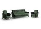 Baldų komplektas MAR-ROK  – elegantiško dizaino svetainės baldų komplektas su miegamąja funkcija ir patalynės dėže. Komplektą sudaro trivietė sofa ir du foteliai. Galite rinktis net iš keturių stilingų spalvų – šviesiai pilkos, tamsiai pilkos, žalios arba kreminės, todėl baldą lengvai priderinsite prie savo interjero ir sukursite norimą nuotaiką namuose.