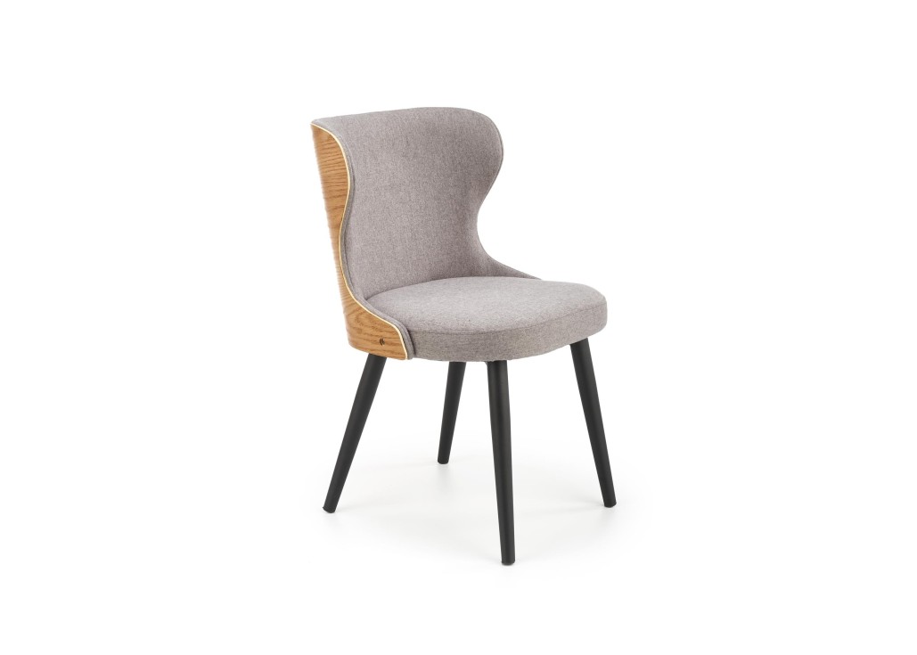 K452 chair color grey  natural oak0