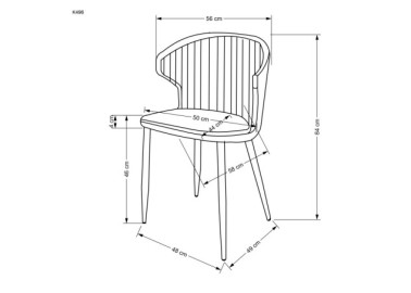 K496 chair brown1