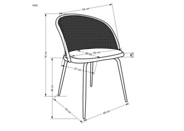 K508 chair grey2