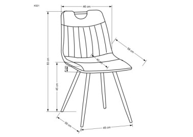 K521 chair black2