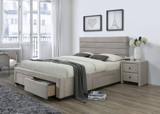 KAYLEON bed with drawers0