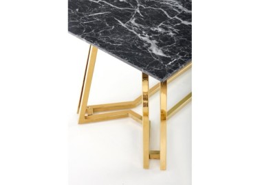 KONAMI table color top - black marble legs - gold4