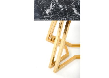 KONAMI table color top - black marble legs - gold6