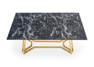 KONAMI table color top - black marble legs - gold7