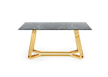 KONAMI table color top - black marble legs - gold10