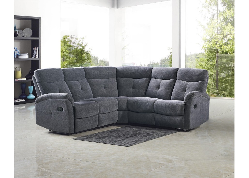 LAHTI corner sofa color dark grey0