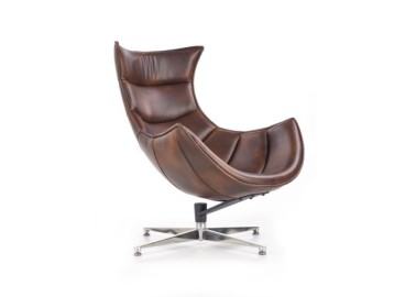 LUXOR leisure chair color dark brown2
