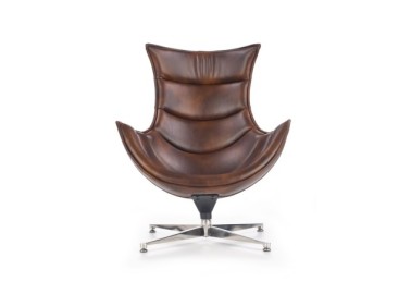 LUXOR leisure chair color dark brown3