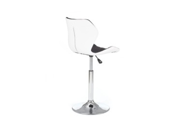 MATRIX 2 bar stool color white  black1