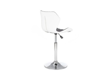 MATRIX 2 bar stool color white  grey1