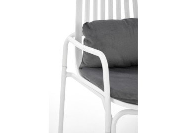 MELBY leisure chair white  grey6