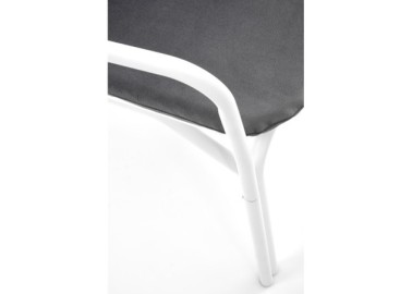 MELBY leisure chair white  grey8