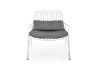 MELBY leisure chair white  grey9